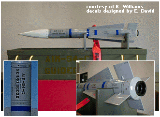 Model Phoenix AIM-54A missile.